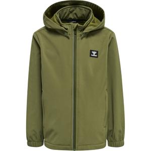 215376-6414-waterproof-hooded-jacket-for-children-hummel-mars-softshell-green