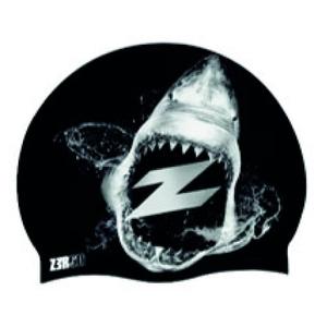 6surgcap-shark-bathing-cap-z3r0d-shark-one-size